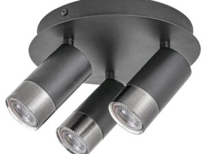 Rabalux Zircon Plafonjera / Spot Lampa (3 x GU10), Mat Crna (5071)