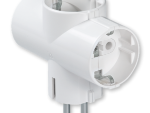 Aling-Conel "T" Razvodnik Art. 320 – Utikač sa 3 priključnice (Beli / Crni / Transparent)